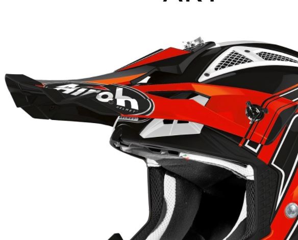 Airoh Aviator Ace Lippa Art orange gloss - Offtoad kypärien lipat - D341998 - 1