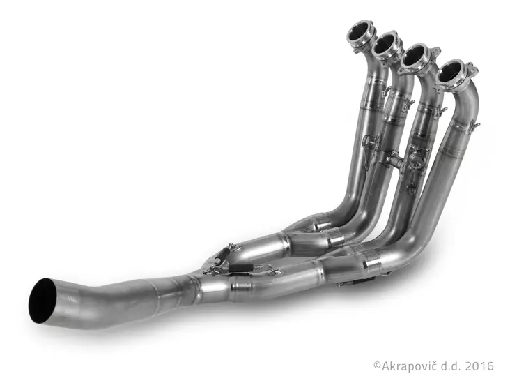 Akrapovic optional header (Titaani) Honda MSX125 / Grom (2013-) - Moottoripyörän alkukäyrät - D309868 - 1