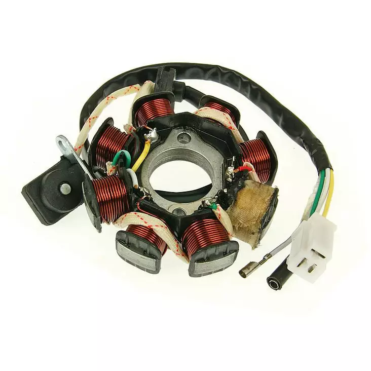 Alakäämi, Kiina-skootterit 4-T 50cc, (3+1+1) - Mopon ja skootterin staattorit - D79508 - 1