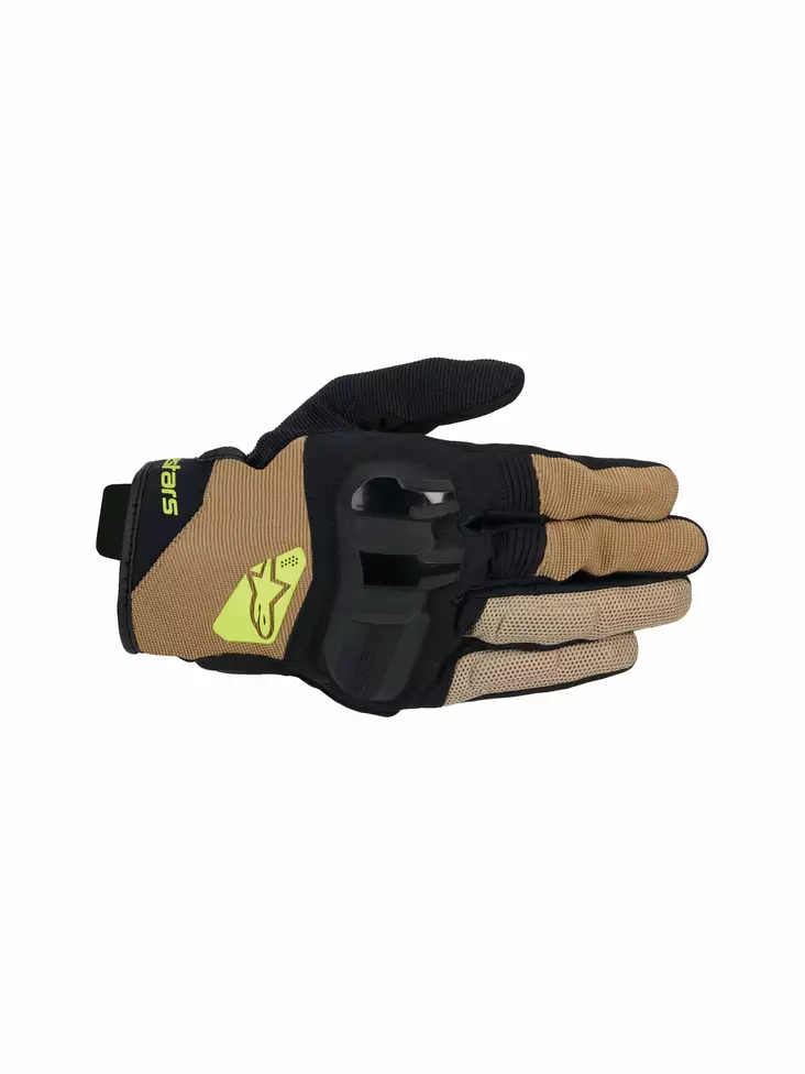 Alpinestars Ajohanskat Chrome v2 Khaki/Musta - Moottoripyörä ajohanskat - D505368 - 1
