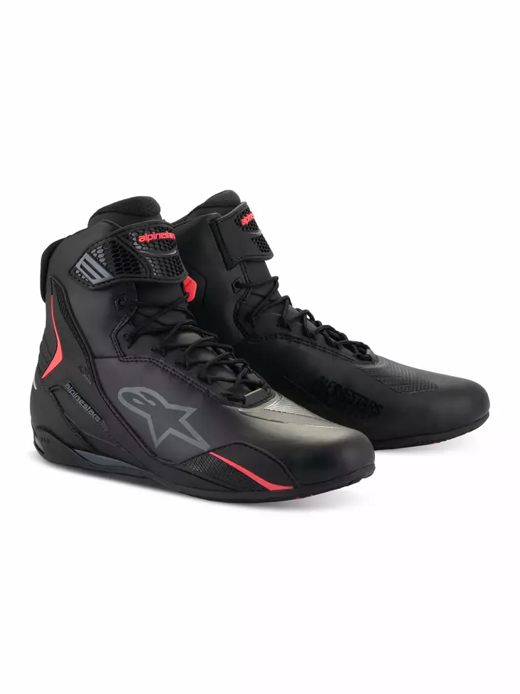 Alpinestars Ajokenkä Naisten Faster-4 Musta/Pinkki - Moottoripyörä ajokengät - D505488 - 1