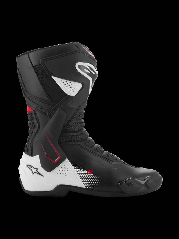 Alpinestars Ajosaapas SMX-6 v3 Musta/Valkoinen/Punainen - Moottoripyötä ajosaappaat - D496928 - 1