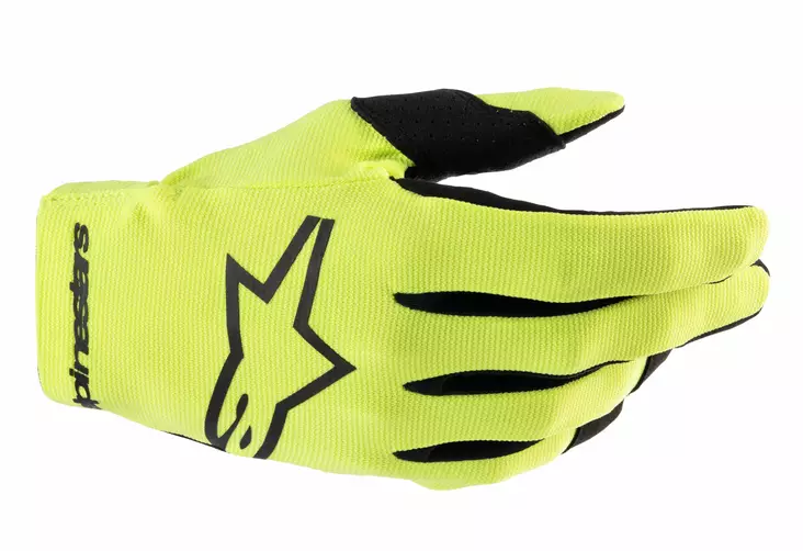 Alpinestars Hanska Radar Keltainen Fluo Musta - Crossihanskat - D470248 - 1