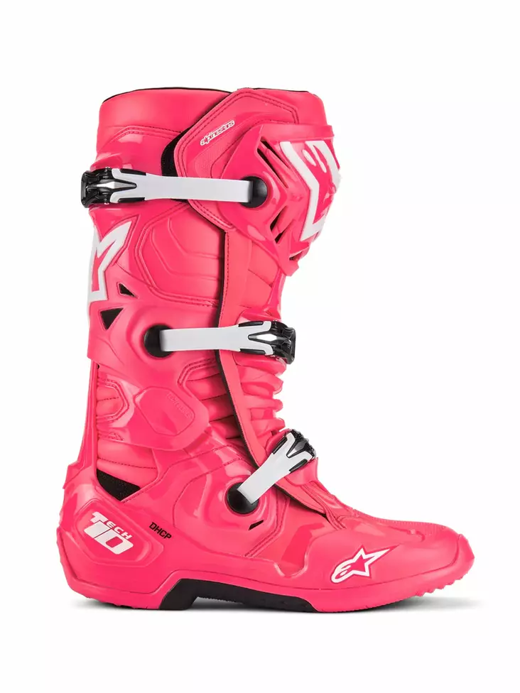 Alpinestars Saapas Tech 10 Diva Pinkki Valkoinen - Crossi ajosaappaat - D495398 - 1