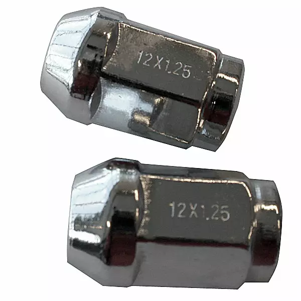 Aluvannemutterisarja 1,25mm nousu, 12mm, 20 kpl - Pyöränpultit ja mutterit 12x1.25mm - 499-33308 - 1