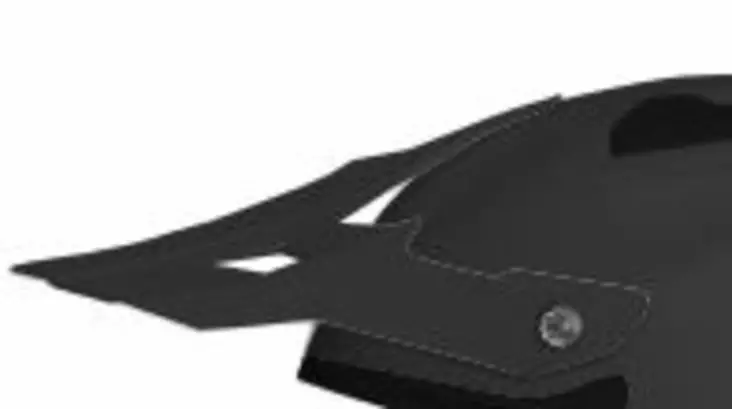 AMOQ Meteor V2 JNR MX lippa Blackout - Offtoad kypärien lipat - D503298 - 1