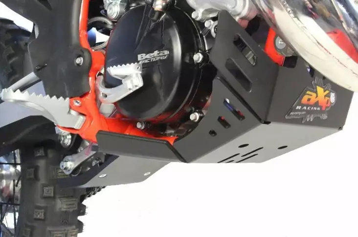 AXP Xtrem HDPE Skid Plate Black Beta 125RR 18-19 - Moottoripyörän pohjapanssarit - D268908 - 1