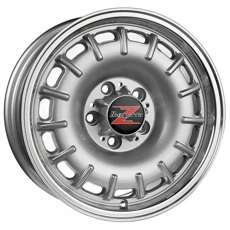 Barzetta Baroque Silver Polished Lip alumiinivanne 7x15 - 15-tuumaiset alumiinivanteet - 499-147658 - 1