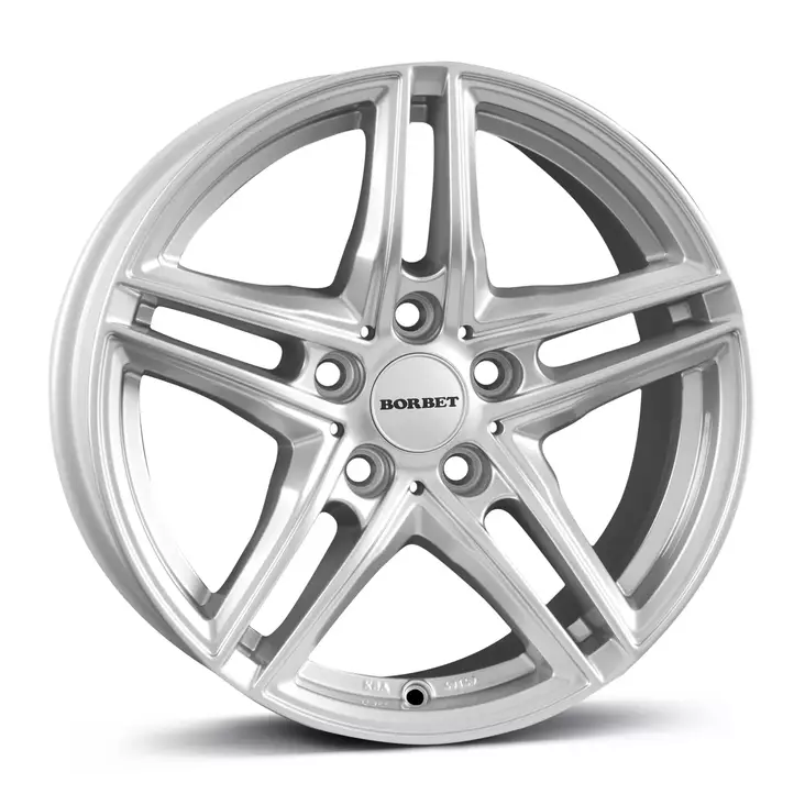 Borbet XR 75645 brilliant silver alumiinivanne 7.5x16 - 16-tuumaiset alumiinivanteet - 499-94958 - 1