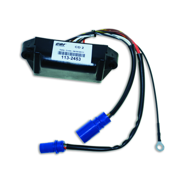 Cdi Elec. Johnson/Evinrude Power Pack - 2 Cyl. 4-60HP (1977-87) - Perämoottorin CDI boksit - D185948 - 1
