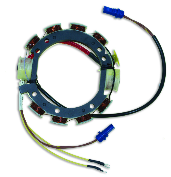 Cdi Elec. Johnson Evinrude Stator - 4 Cyl. (9 Amp) - Perämoottorin staattorit - D186058 - 1