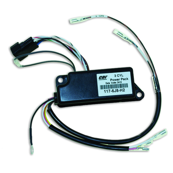 Cdi Elec. Yamaha Ignition Pack - 3 Cyl. 25/30HP (1999-02) - Perämoottorin CDI boksit - D186008 - 1