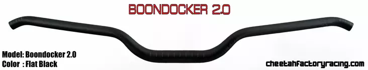 CFR Boondocker Ohjaustanko 2.0 Flat musta - Moottorikelkan ohjaustangot - D304398 - 1