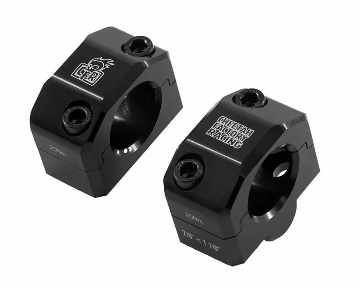 CFR Ylikoon ohjaustangon adapteri 2.0, (7/8"-1 1/8") - Moottorikelkan korotuspalat - D501778 - 1