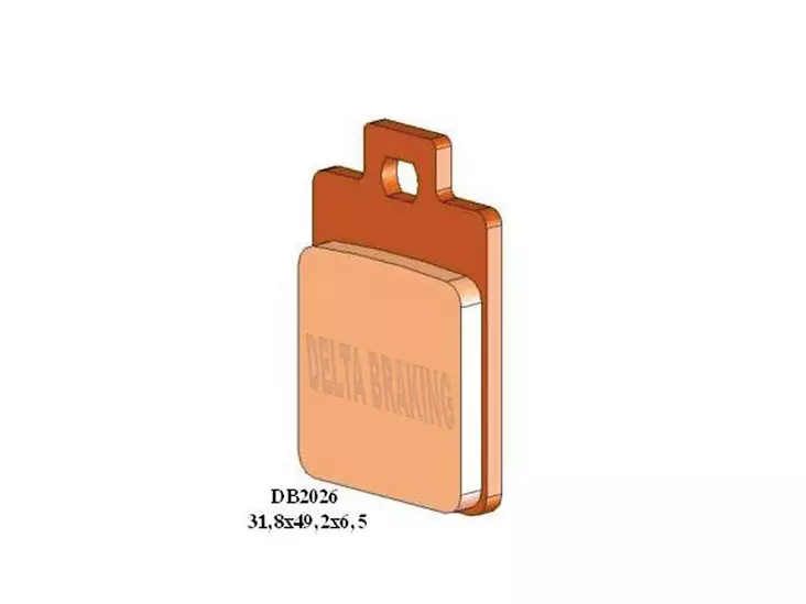 Delta Braking Jarrupalat, Piaggio 50 Sfera RST - Mopon ja skootterin jarrupalat - D479898 - 1