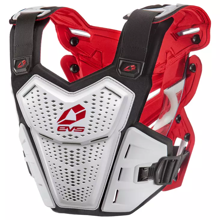 EVS F1 rinta- ja selkäsuoja moottoriurheiluun Valkoinen - Rintasuojat - D378198 - 1
