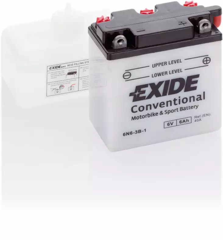 Exide akku 6N6-3B-1 - Motorsport varaosat ja tarvikkeet - D548218 - 1