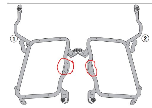 Givi support hook bag - Moottoripyörän laukkujen lisävarusteet - D235708 - 1