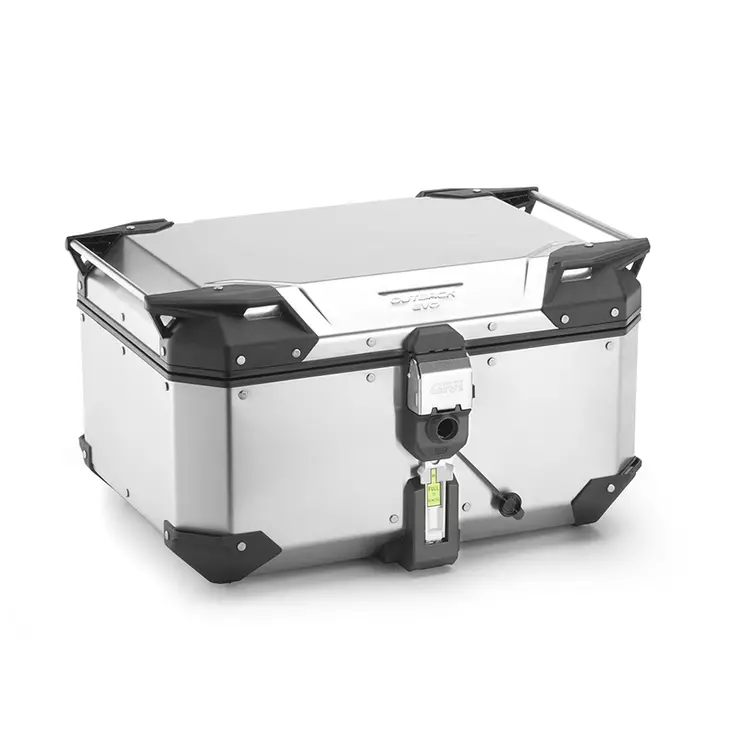 Givi Trekker Outback EVO alum. case, 58 ltr, sold without lock, Monokey - Moottoripyörän kovat laukut - D504038 - 1