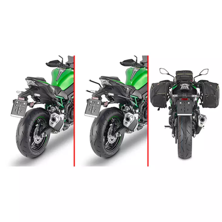 Givi TUB.HOLDER SOFT BAGS KAWA. Z900 (20-21) - Kiinnityssarjat ja tavaratelineet - D478828 - 1