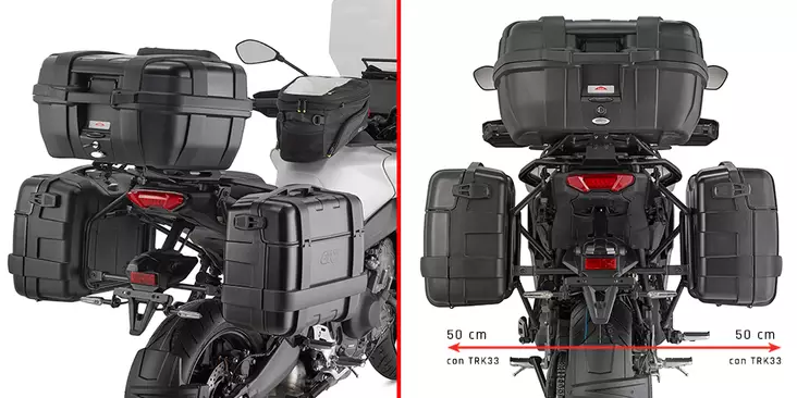 Givi Tub.Pann.Hol. Yamaha Tracer 9GT GT+ '25 - Kiinnityssarjat ja tavaratelineet - D530278 - 1