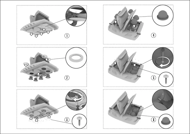 GKA/Tesseract Speaker cap for roof boxes - Mönkijän kovat kuljetuslaukut - D499378 - 1