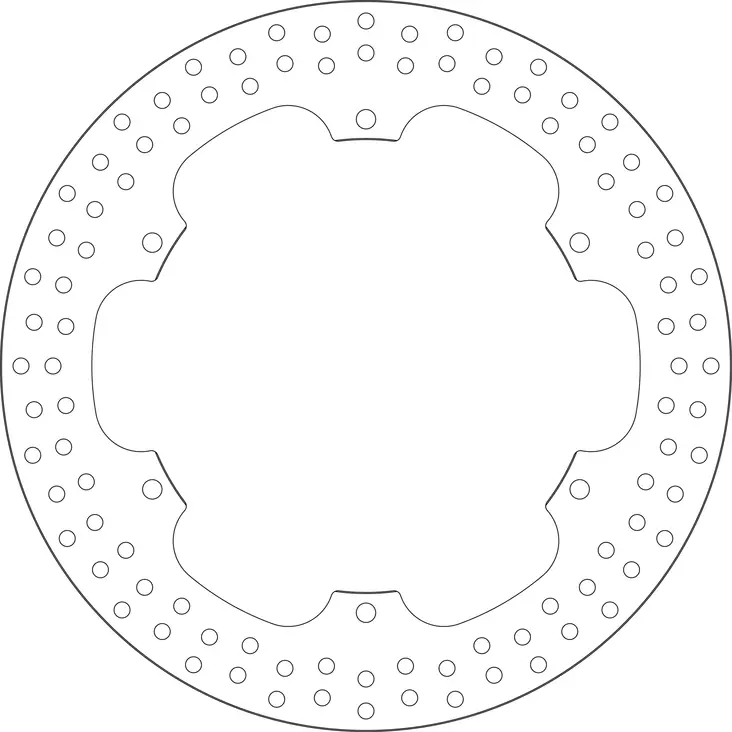 GOLDFREN jarrulevy yd320 hd216 id198 t3,6 - Moottoripyörän jarrulevyt - D311118 - 1