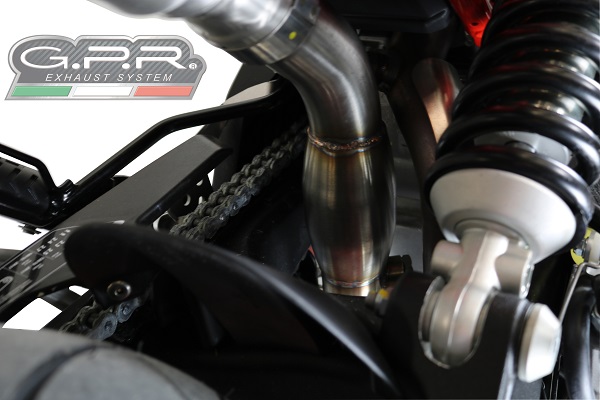 GPR Aprilia Dorsoduro 750 2008/16 Decat pipe manifold Decatalizzatore - Moottoripyörän väliputket - D422198 - 1