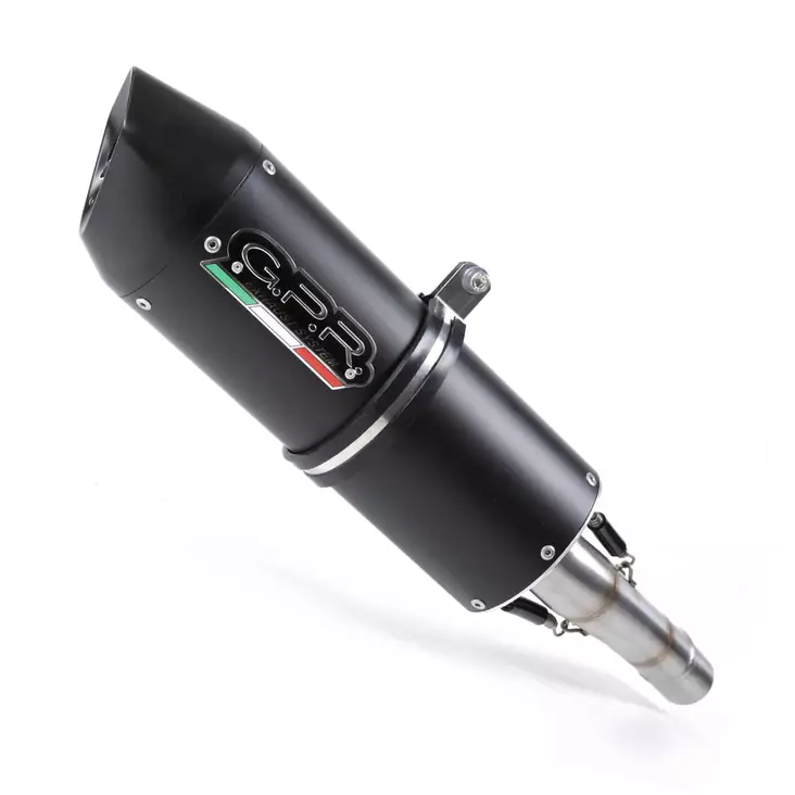 GPR Honda Africa Twin 650 Rd03 1988/89 EC-Approv. slip-on exhaust Furore Nero - Moottoripyörän äänenvaimentimet - D427508 - 1