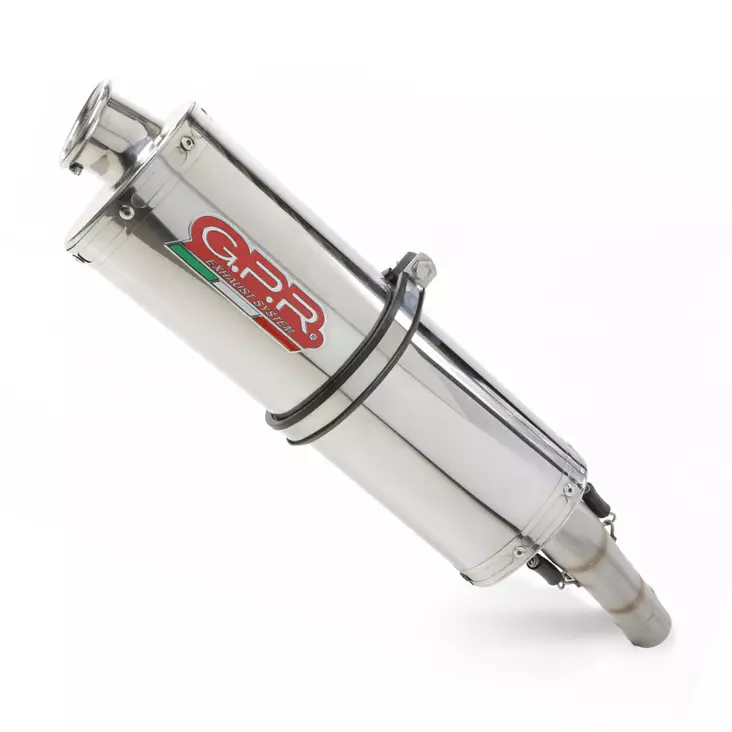 GPR Suzuki Sv 650 - S 2003/10 EC-Approv. silencer with mid-full line Trioval - Moottoripyörän pakoputkistot - D424598 - 1