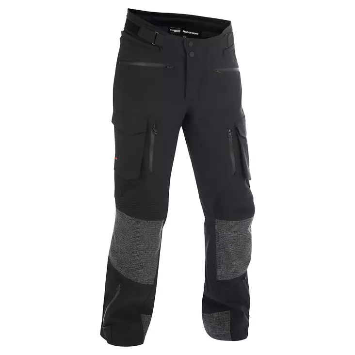 Halvarssons Tekstiilihousut Dalen Pants Musta - Moottoripyörä ajohousut - D502988 - 1