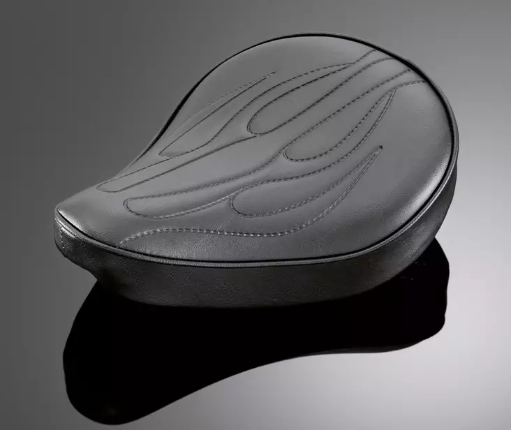 Highway Hawk solo seat small flame - Moottoripyörän täydelliset satulat - D106508 - 1