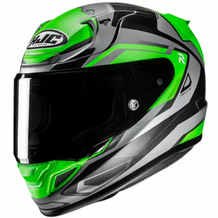 HJC Kypärä RPHA 12 Brels Fluo Vihreä/Harmaa MC5HSF - Motorsport varaosat ja tarvikkeet - D504268 - 1