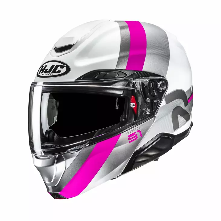 HJC Kypärä RPHA 91 Fensh Valkoinen/Pinkki MC8 - Avattavat kypärät - D524948 - 1