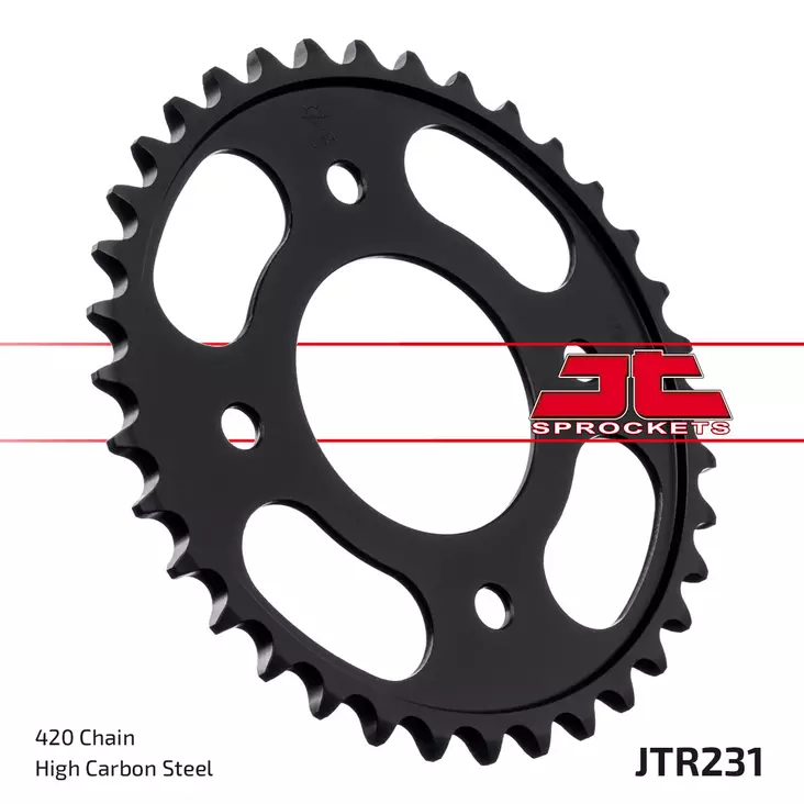 JT Rear Sprocket JTR231.36 - Moottoripyörän eturattaat - D499658 - 1