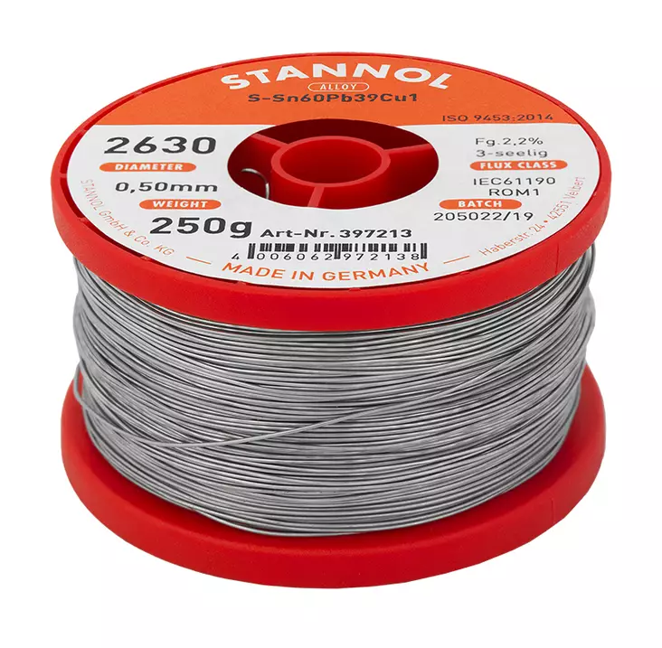 3-ytiminen juotostina 0,5mm / 250g - Juotostinat ja juotostarvikkeet - LX12228 - 1