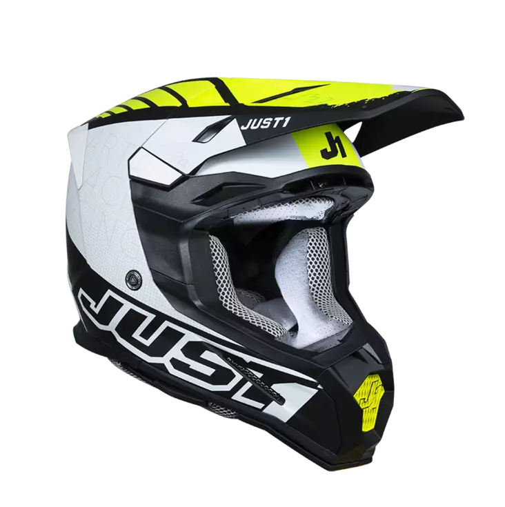 Just1 J-22 F Dynamo Fluo keltainen crossikypärä - Crossikypärät - D444878 - 1