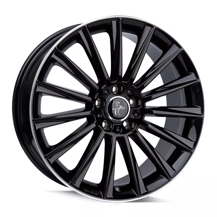 Keskin-Tuning KT18 Black Lip Polish alumiinivanne 8.5x20 - 20-tuumaiset alumiinivanteet - 499-69358 - 1