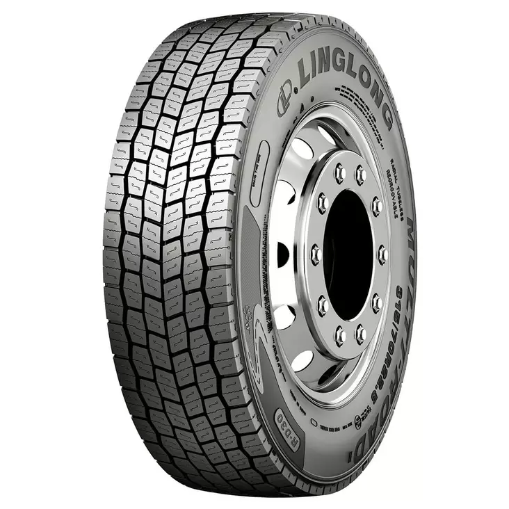 Linglong R-D30 kuorma-autoon 3PMSF 315/80-22.5 kesärengas - Kuorma-auton kesärenkaat - 499-174208 - 1