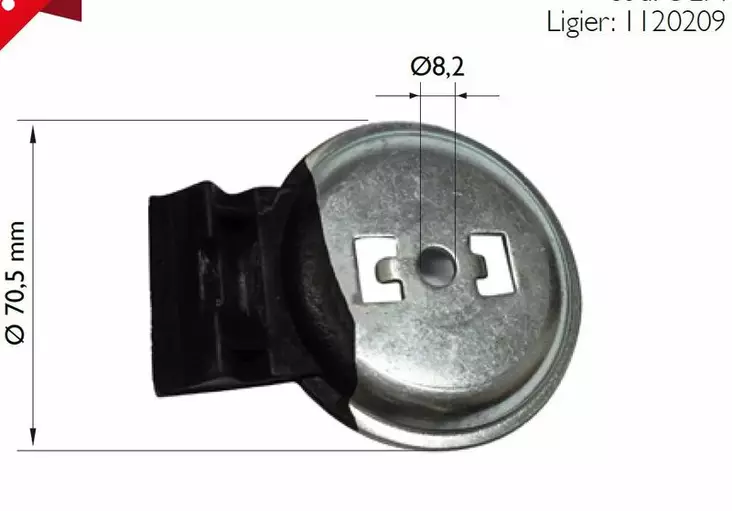 Moottorin kumityyny, Ylempi, Ligier-Microcar, Lombardini LDW502, Focs, Progress - Mopoauton moottorin osat - D484628 - 1