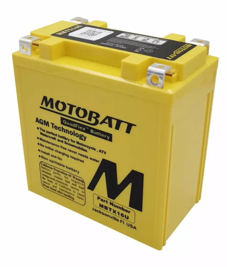 Motobatt akku, MBTX16U - Akut - D156168 - 1