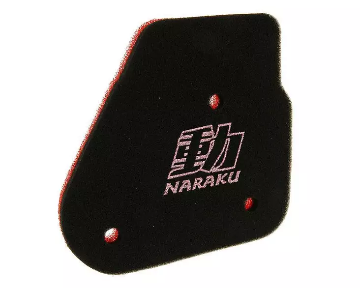 Naraku Ilmansuodatin, Double Layer, Minarelli Vaaka, Aprilia / MBK / Yamaha - Mopon ja skootterin ilmansuodattimet - D118628 - 1