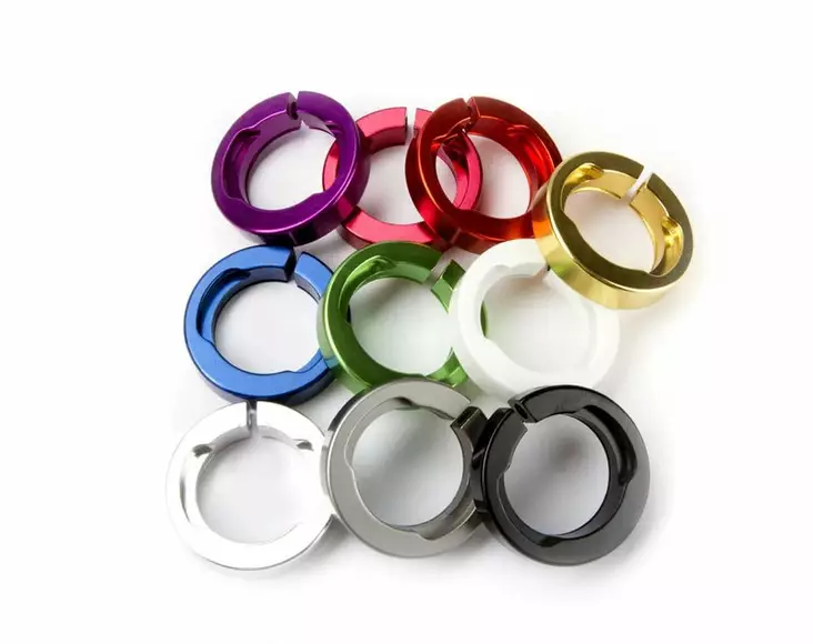 ODI Lock Jaw Clamps (4 pcs.) White - Moottoripyörän kahvakumit - D510278 - 1