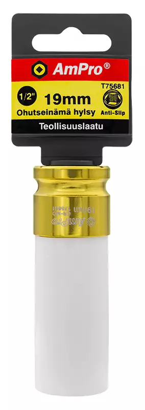 Ohutseinämähylsy 1/2" 19 mm bolt-fit - Hylsyt ja voimahylsyt - LX14568 - 1