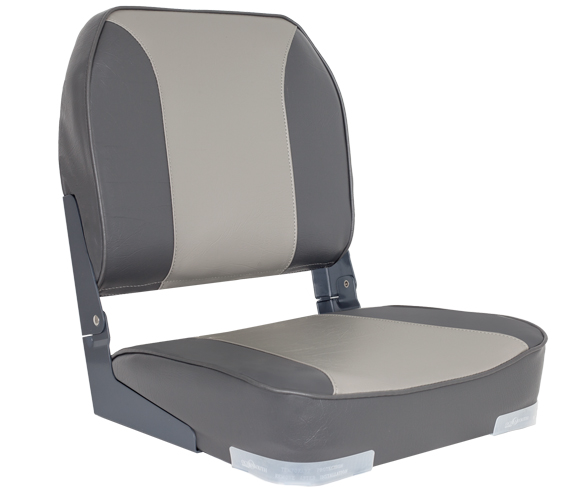 OS DELUXE FOLD DOWN SEAT UPHOLSTERED GREY/CHARCOAL - Veneen istuimet ja tuolit - D241108 - 1