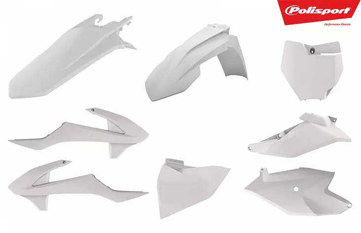 Polisport plastic kit SX85 18-24 white (1) - Offroad muovisarjat - D257118 - 1