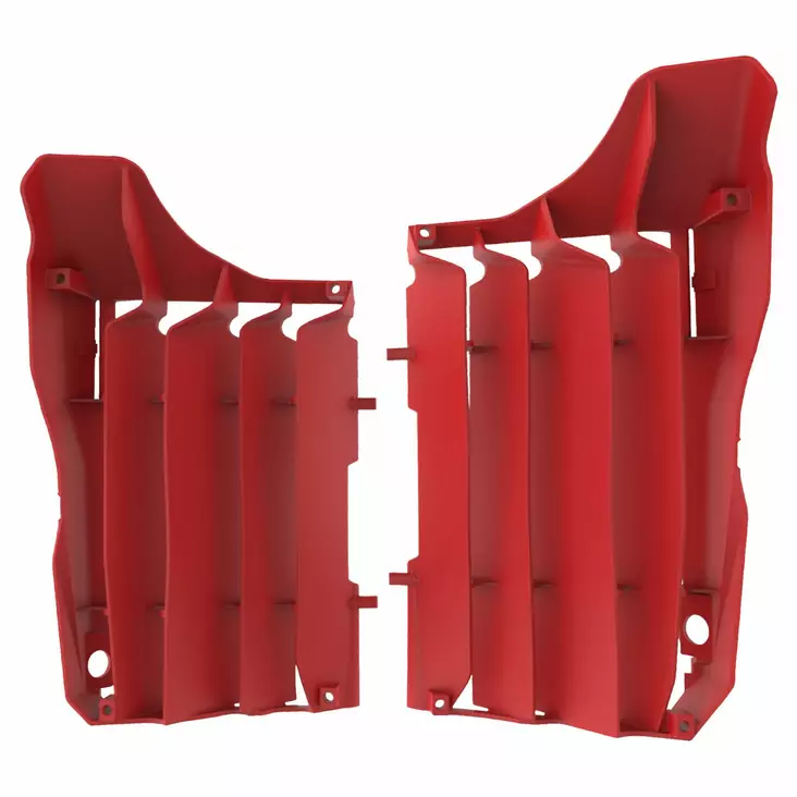 Polisport radiator louvers Honda CRF250R(18-19) black oem (8) - Moottoripyörän jäähdyttimen suojat - D344438 - 1