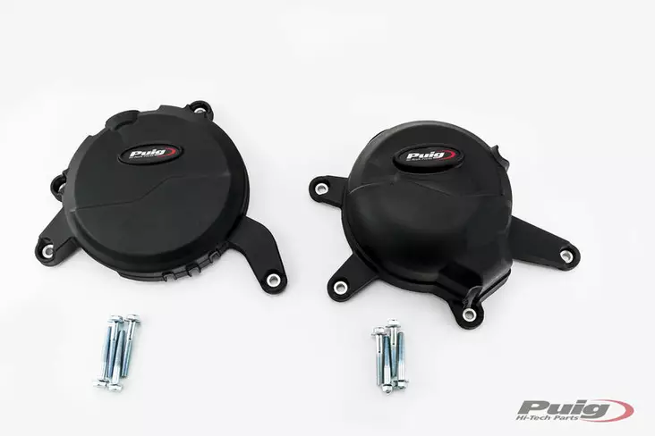 Puig Engine Protective Cover Ktm 390 Duke/Rc390 C/Black - Moottoripyörän moottorin kopat - D337088 - 1