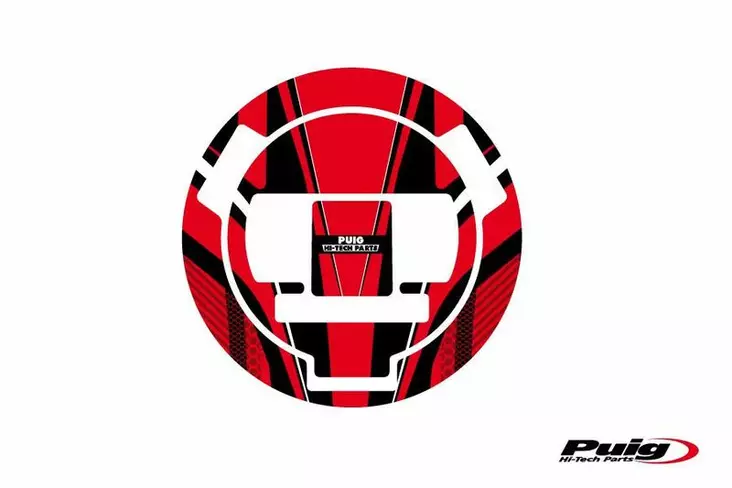 Puig Fuel Cap Cover Radical Bmw C/Red - Mallikohatiset tarrasarjat - D299468 - 1