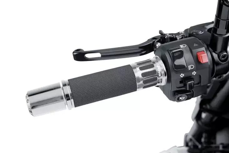 Puig Grips By Pair Puig Hi-Tech Racing C/Silver - Moottoripyörän kahvakumit - D299008 - 1